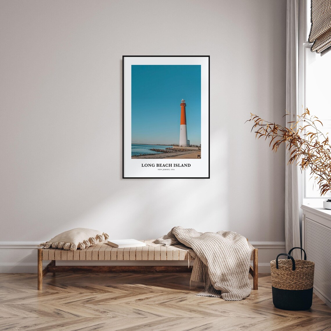 Long Beach Island Travel Poster, New Jersey Usa - Image 3