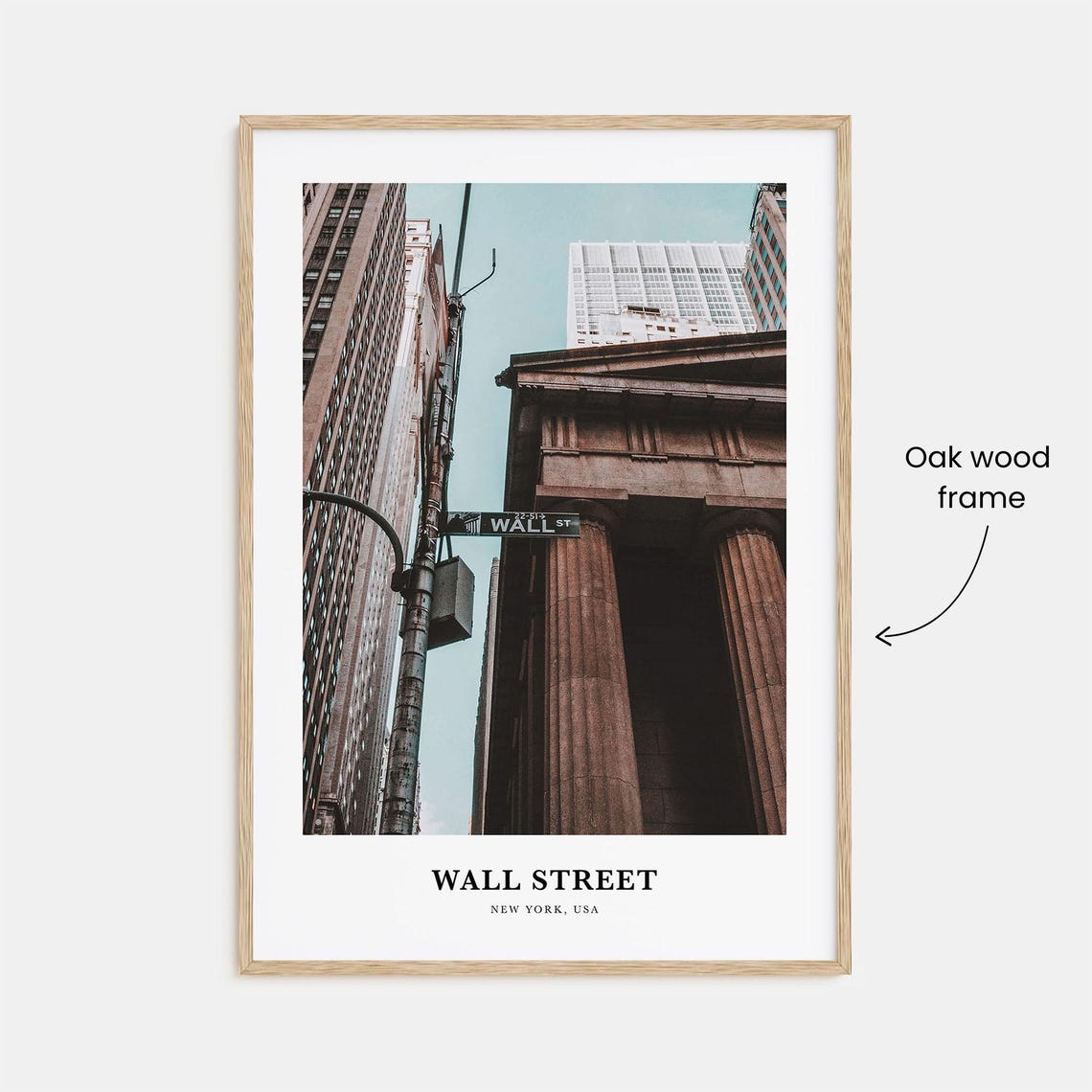 Wall Street Print Wall Street Photo Poster Wall Street Travel Wall Art Wall Street Map Print Wall Street Photography New York Usa - Image 3