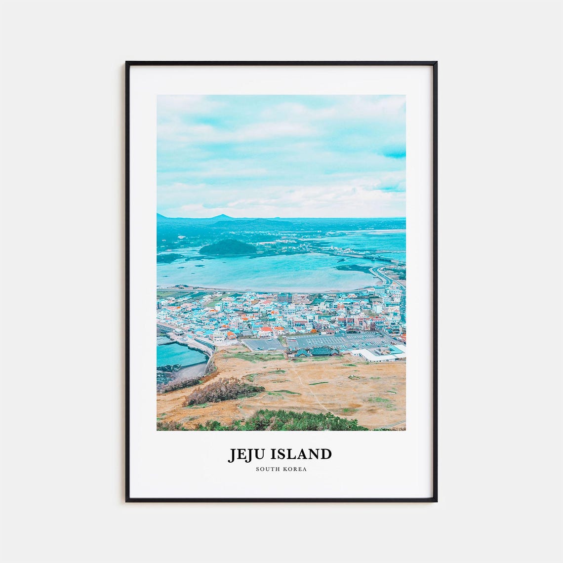 Jeju Island Print Jeju Island Photo Poster Jeju Island Travel Wall Art Jeju Island Map Print Jeju Island Photography Print South Korea