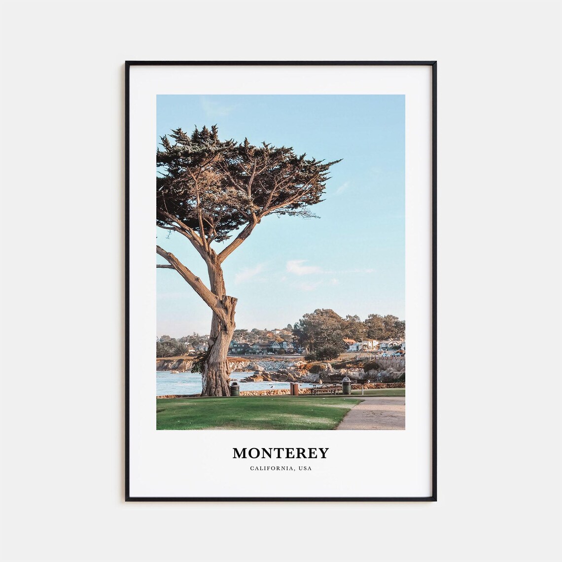 Monterey Travel Poster, California Wall Art