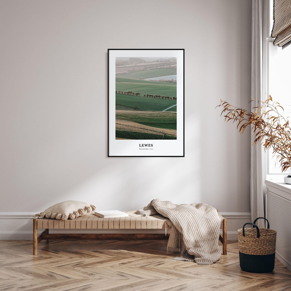 Lewes Delaware Rolling Green Farmland Countryside Photo Poster - Image 3