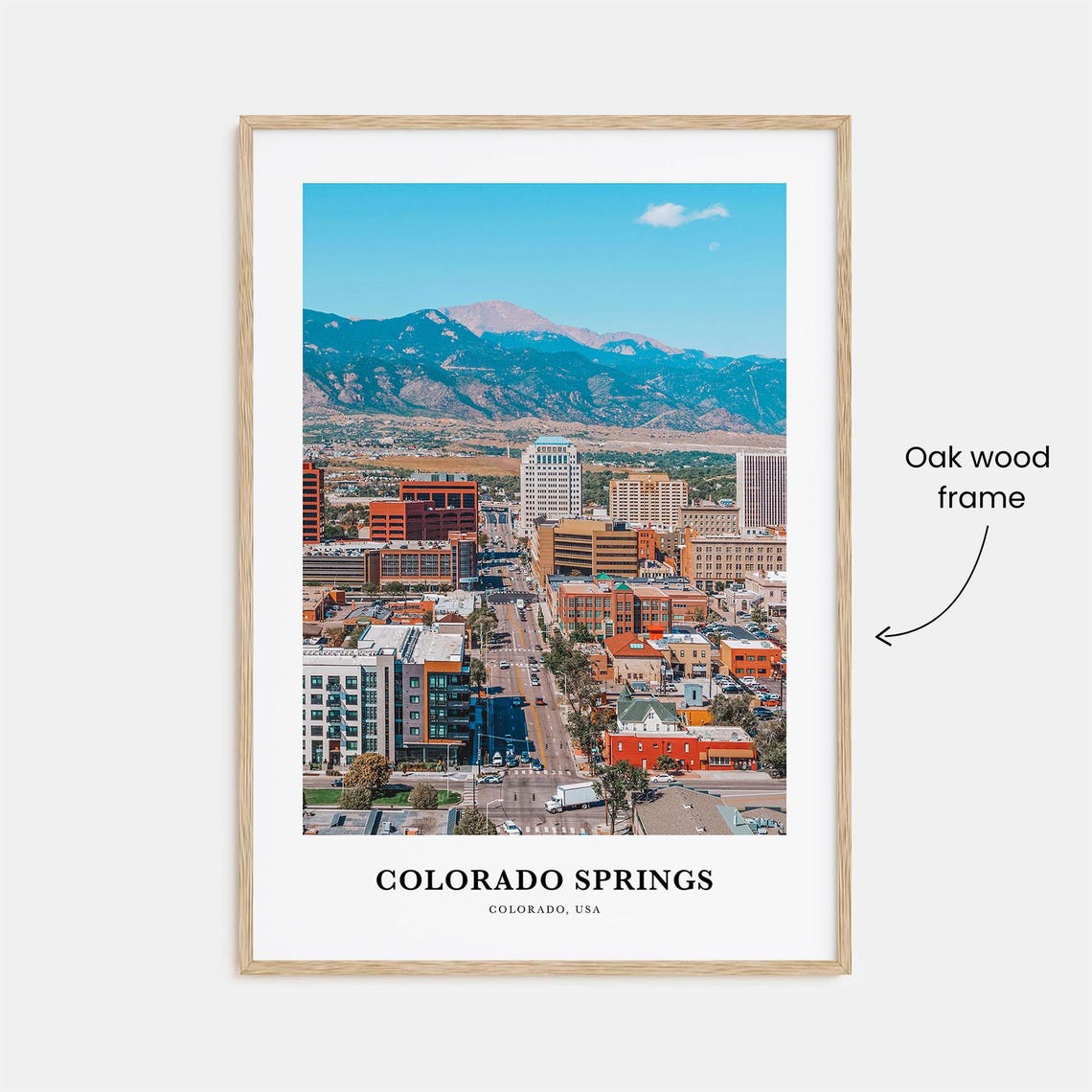 Colorado Springs Print Colorado Springs Photo Poster Colorado Springs Travel Wall Art Colorado Springs Map Photography Colorado Usa - Image 3