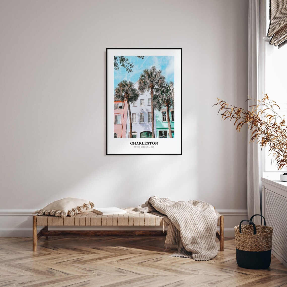 Charleston, South Carolina Travel Poster, No. 2 - Image 3