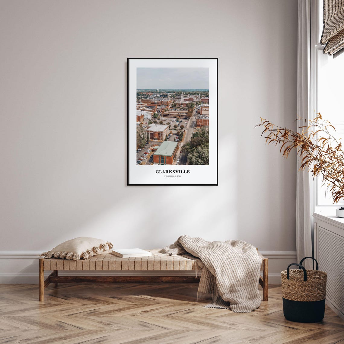 Clarksville Print Clarksville Photo Poster Clarksville Travel Wall Art Clarksville Map Print Clarksville Photography Tennessee Usa - Image 3