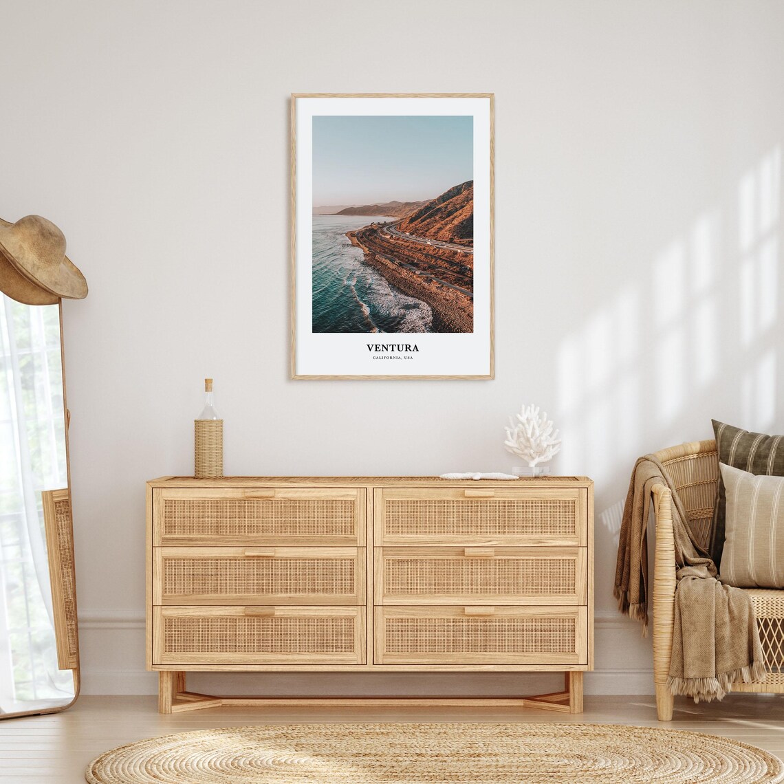 Ventura Travel Wall Art, California Map Print - Image 2