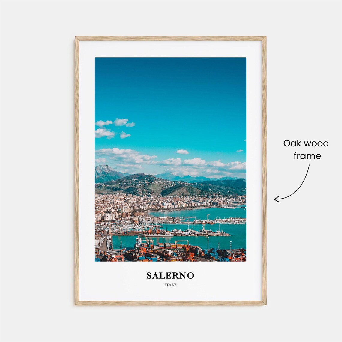 Salerno Travel Poster, Italy Place Wall Art - Image 3