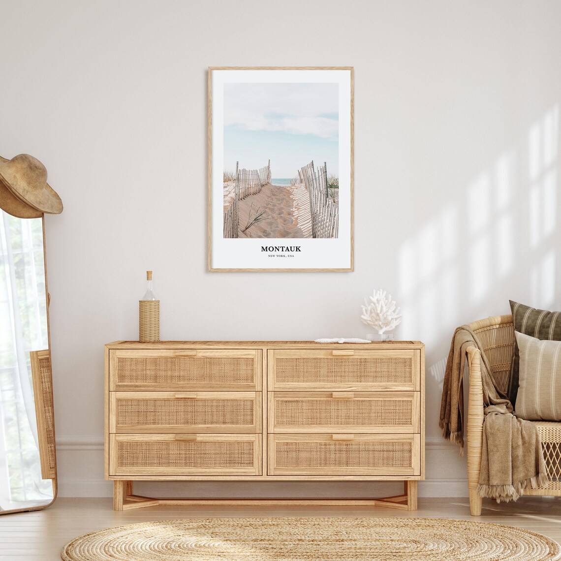 Montauk Travel Poster, New York Map Wall Art - Image 2