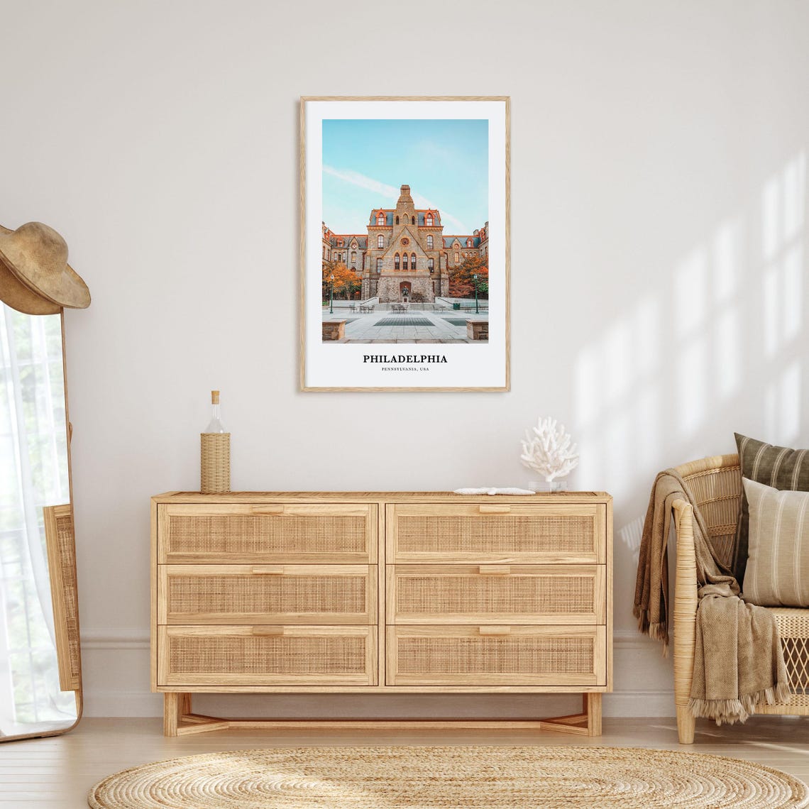 Philadelphia Print No 1 Philadelphia Photo Poster Philadelphia Travel Art Philadelphia Map Philadelphia Photography Pennsylvania Usa - Image 2