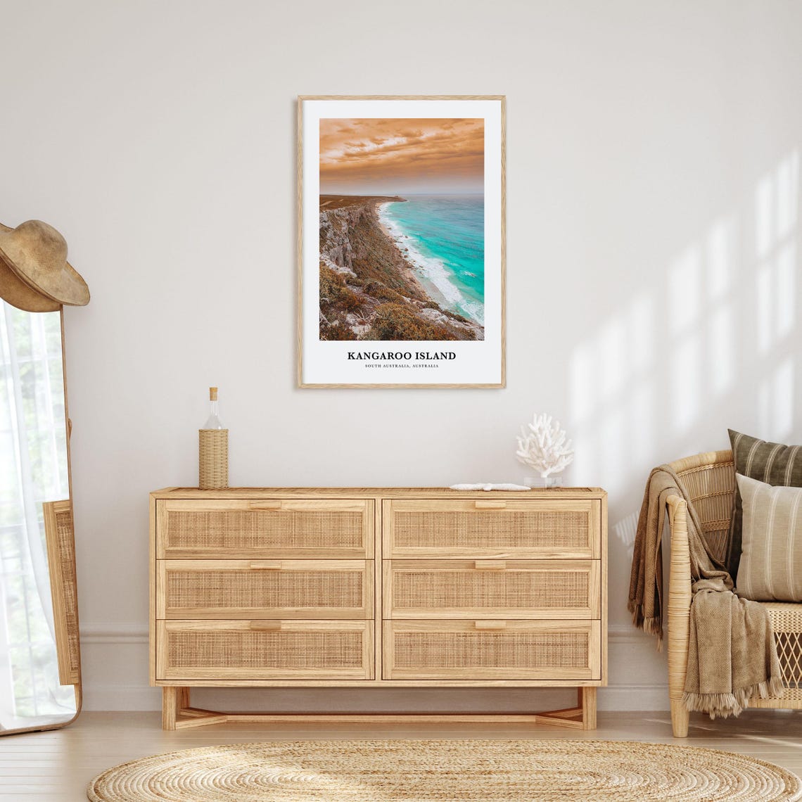 Kangaroo Island South Australia Coastal Cliffs Ocean Photo Poster - Image 2