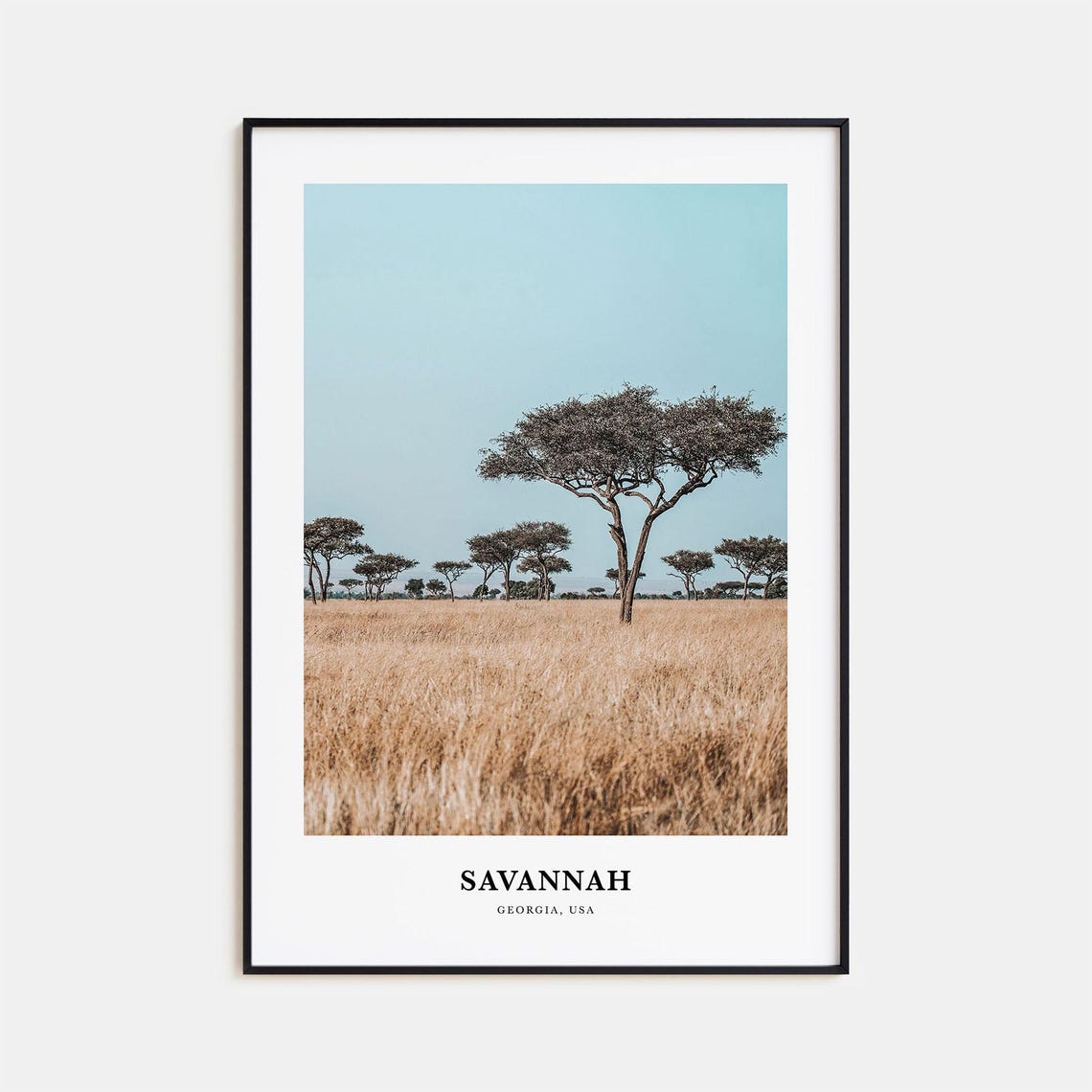 Savannah Print Savannah Photo Poster Savannah Travel Wall Art Savannah Map Print Savannah Photography Print Savannah Georgia Usa