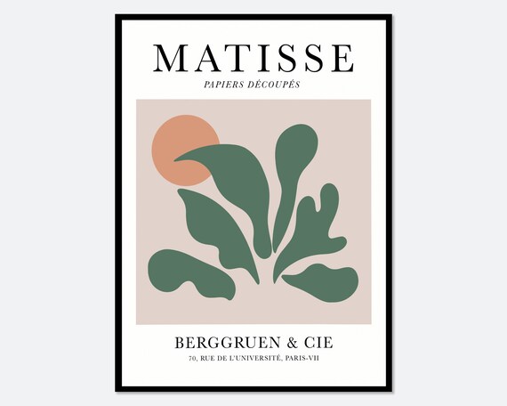 Henri Matisse Cut Outs Botanical Art Print