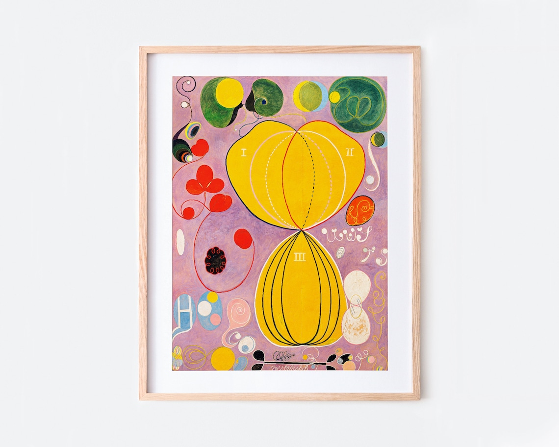 Hilma Af Klint The Ten Largest No. 7 Adulthood Poster