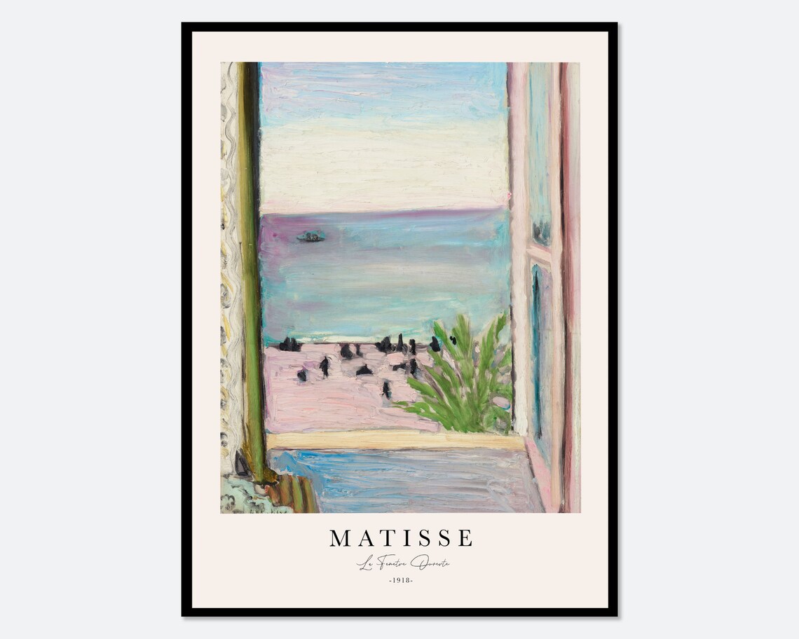 Henri Matisse La Fentre Ouverte Vintage Art Print