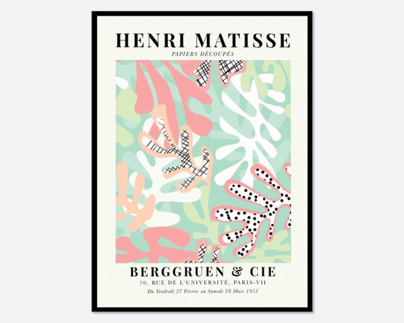 Henri Matisse Cut Outs Botanical Vintage Art Print