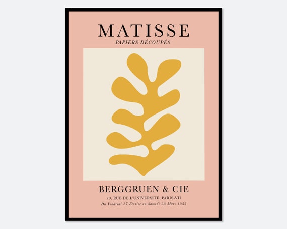 Henri Matisse Cut Outs Botanical Art Poster