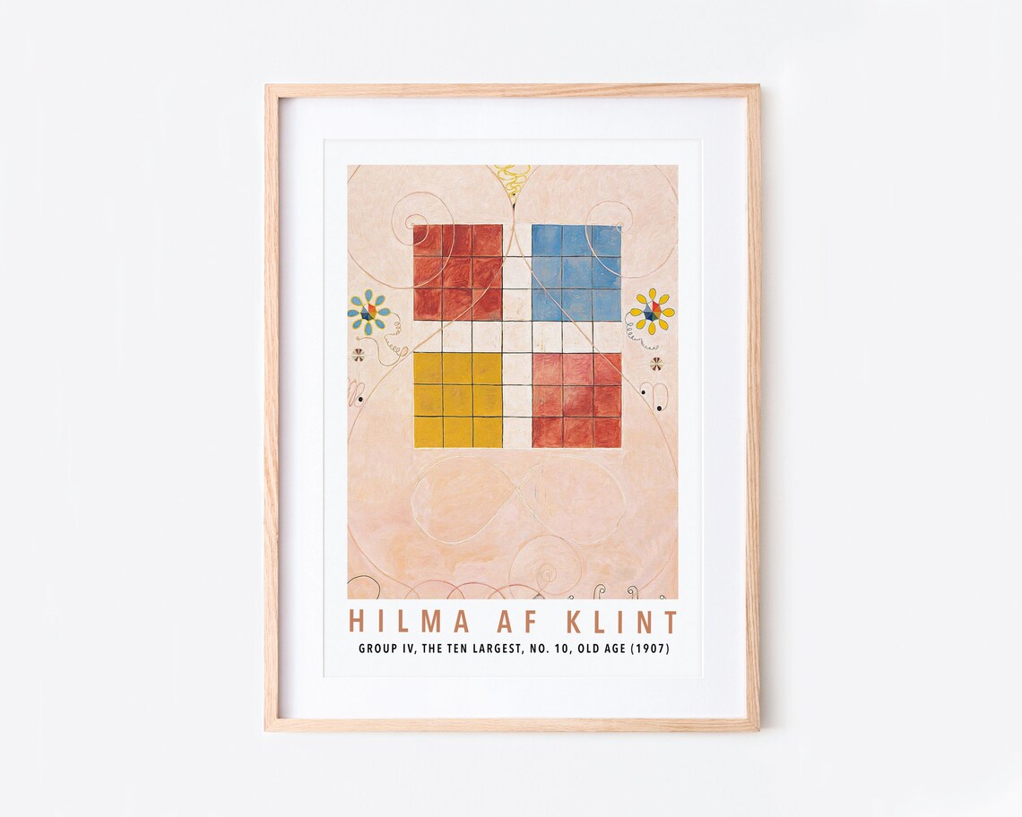Hilma Af Klint The Ten Largest No. 10 Art Print