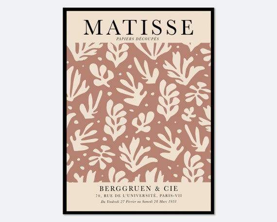 Matisse Cut-Outs Vintage Botanical Art Print