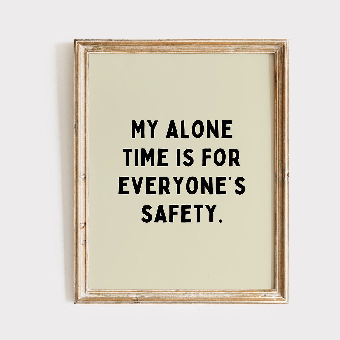 Funny Wall Art Prints Minimalist Eclectic Gift For Friends Home Decor Office Introverts
