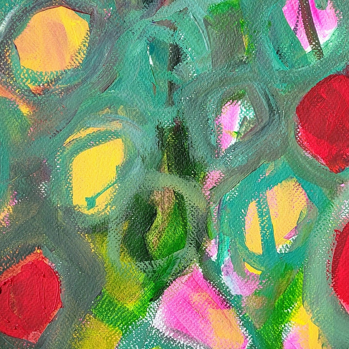 Modern Art Prints Abstract Art Original Painting Large Contemporary Art Colorful Print Bold Art Print Abstract Print Vibrant Artwork - Image 2