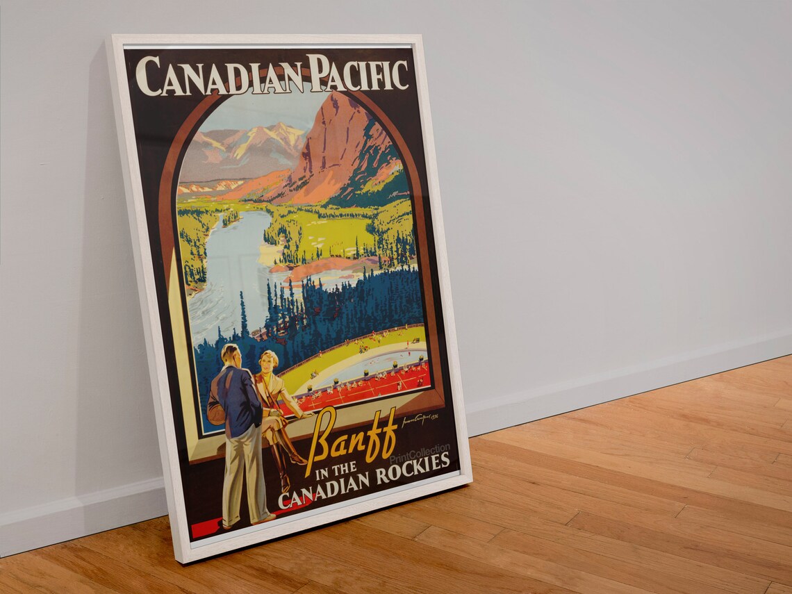 Banff National Park Vintage Travel Poster Art Print - Image 4