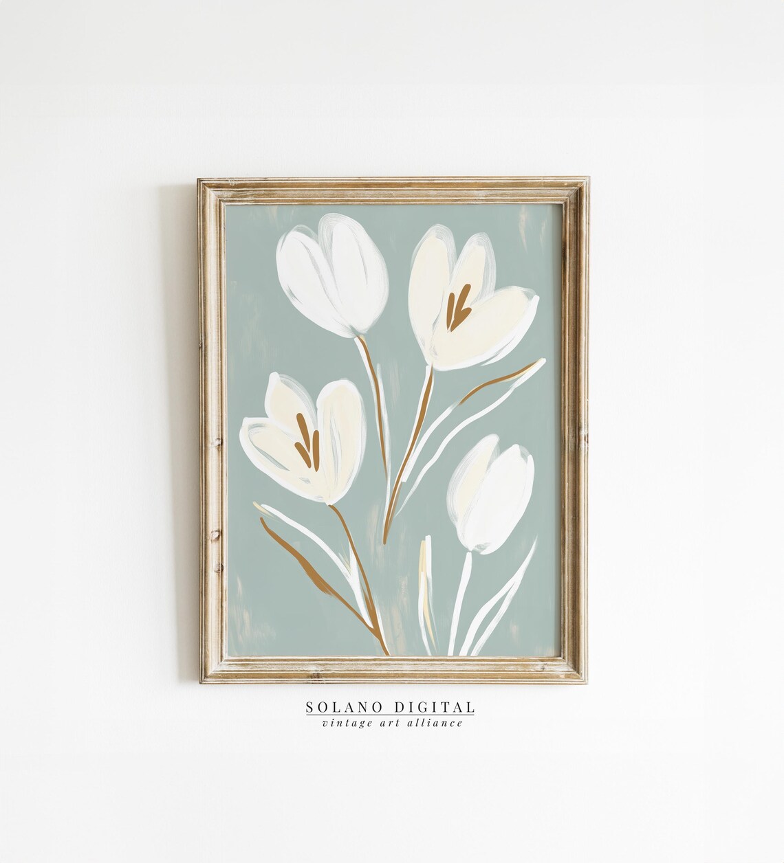 Modern Southern Tulip Botanical Art Print