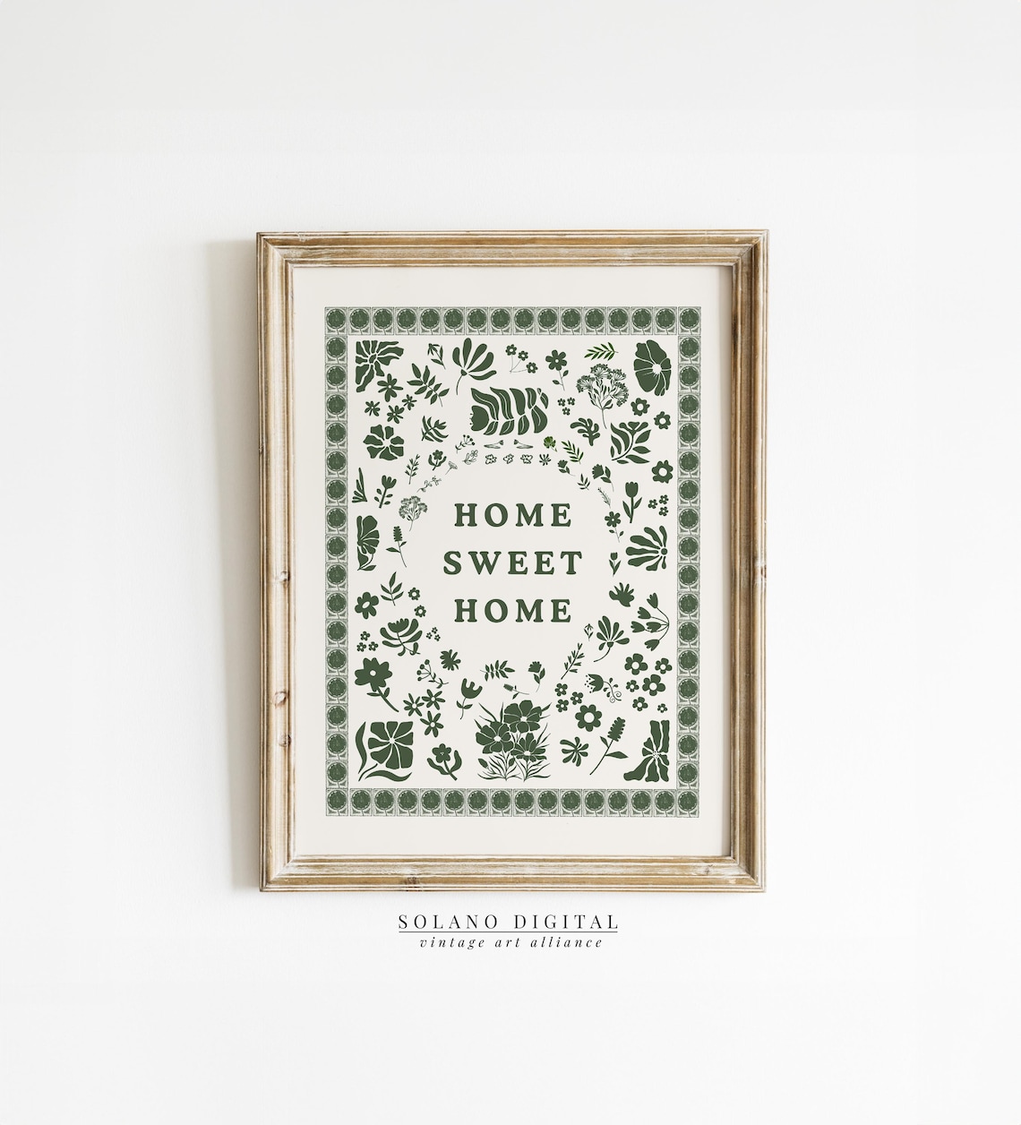 Home Sweet Print Art Print, Minimalist Decor