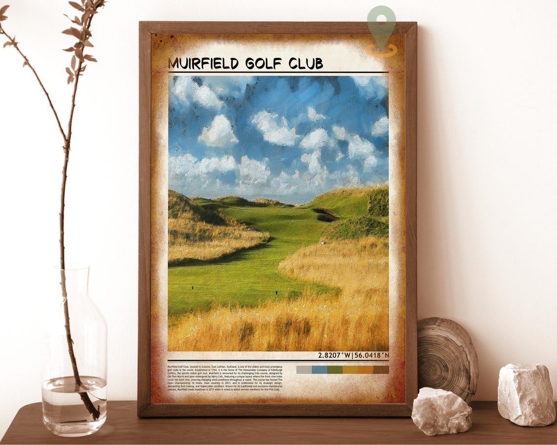 Muirfield Village Golf Club Muirfield Village Print Muirfield Village Poster Muirfield Village Wall Art Muirfield Village Art Print Golf - Image 6