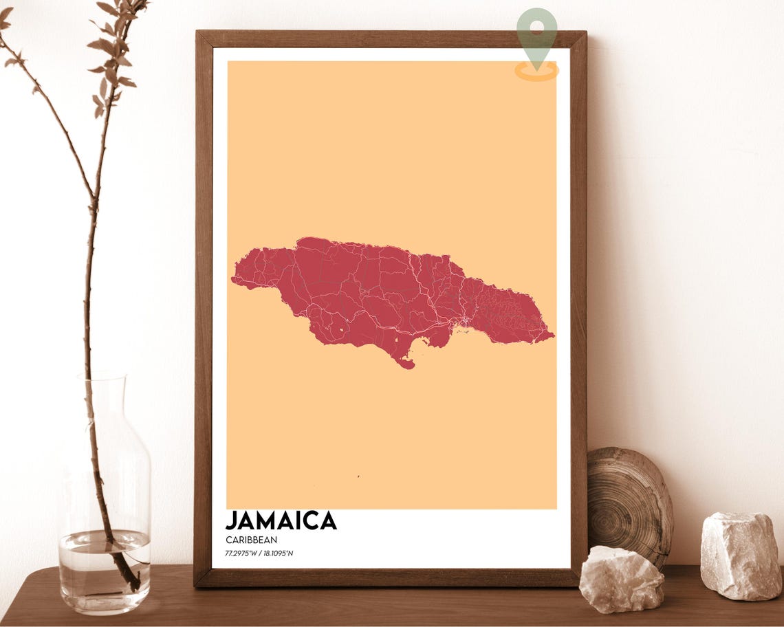 Jamaica Print Jamaica Wall Art Jamaica Poster Jamaica Photo Jamaica Poster Print Jamaica Travel Poster Jamaica Island Poster - Image 3