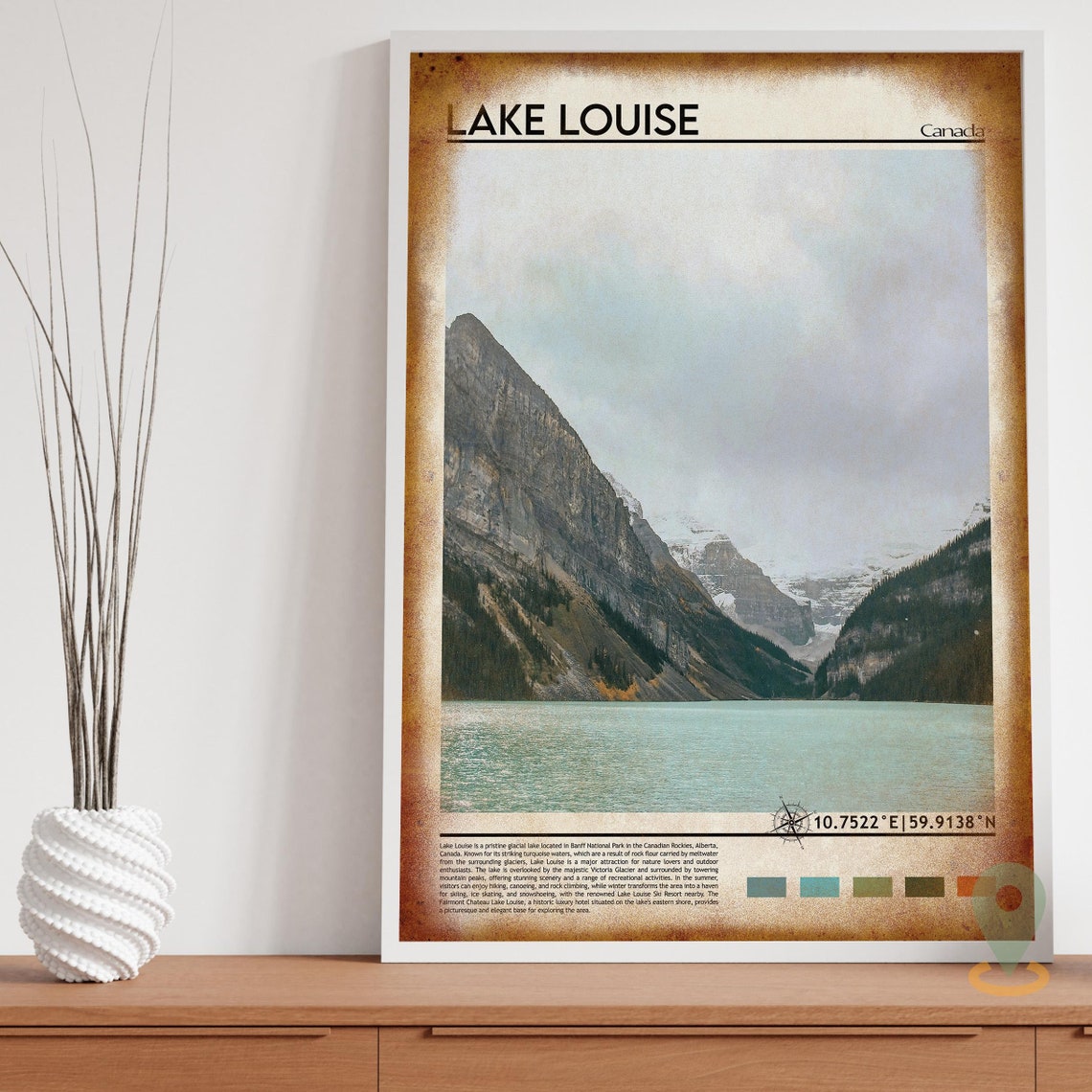 Lake Louise Print Lake Louise Wall Art Lake Louise Poster Lake Louise Photo Lake Louise Poster Print Lake Louise Canada Poster - Image 3