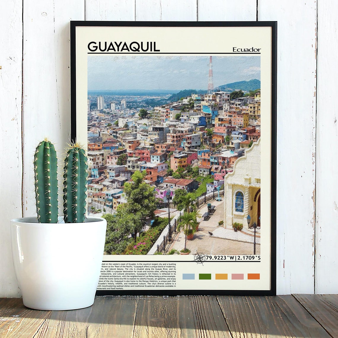 Guayaquil Poster Print Guayaquil Wall Art Guayaquil Poster Guayaquil Photo Santiago De Guayaquil Wall Decor Ecuador Poster Guayas - Image 3