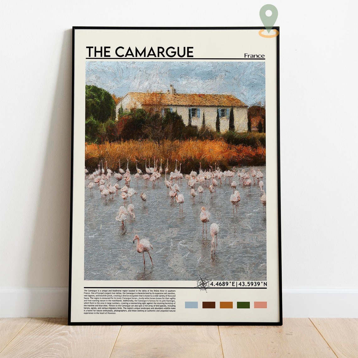 Camargue Print Camargue Poster Camargue Wall Art Camargue Travel Print Camargue Art Print Camargue Artwork Camargue Photo France Art - Image 2