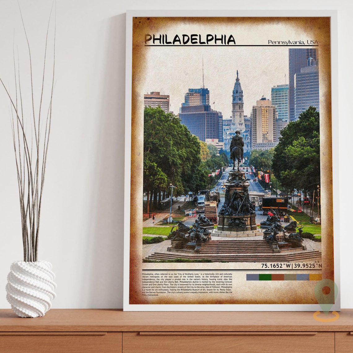 Philadelphia Print Philadelphia Wall Art Philadelphia Poster Philadelphia Photo Philadelphia Poster Print Philadelphia Pennsylvania - Image 3