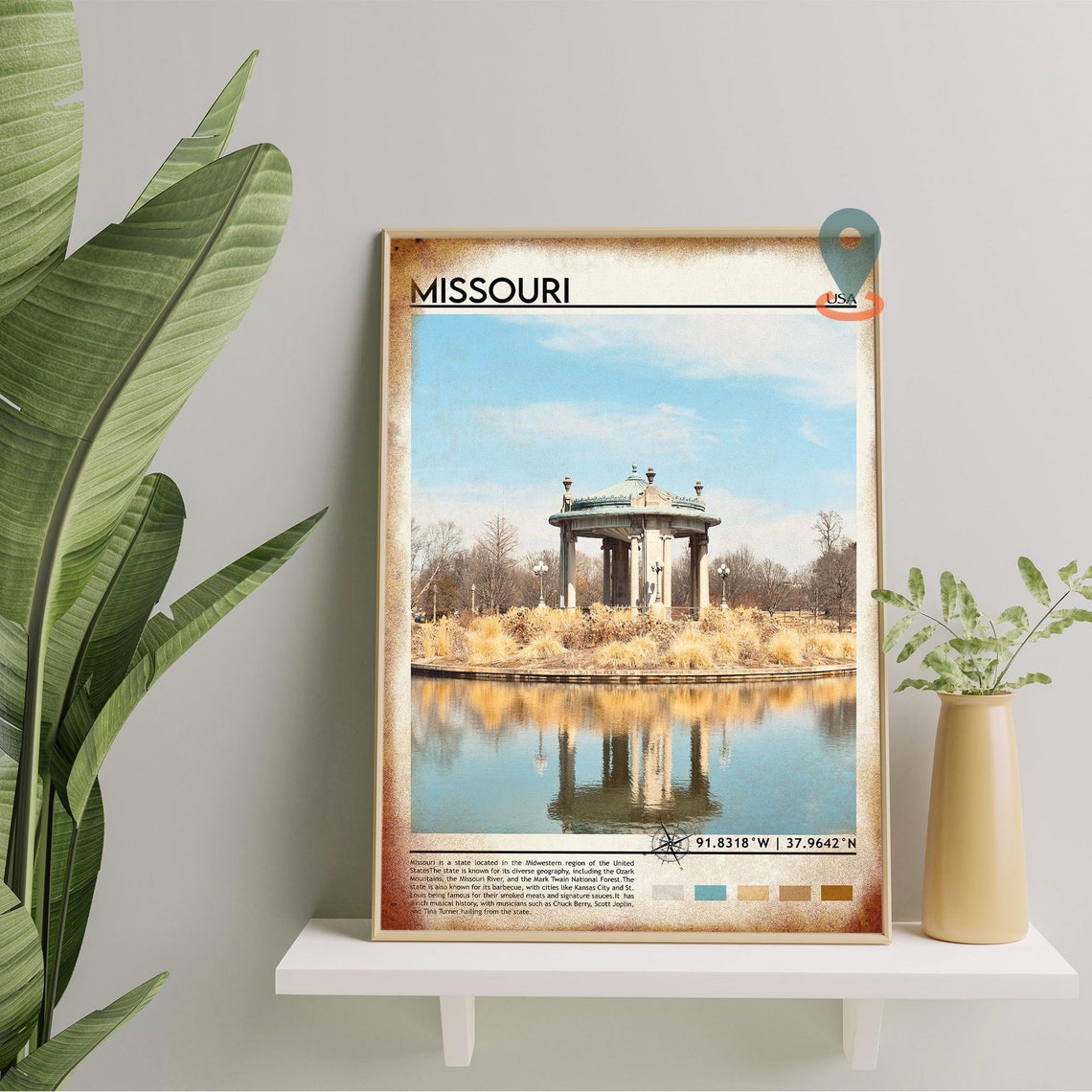 Missouri Print Missouri Art Missouri Photo Missouri Poster Print Missouri Painting Kansas City Poster Missouri Art Work Missouri Gift - Image 2