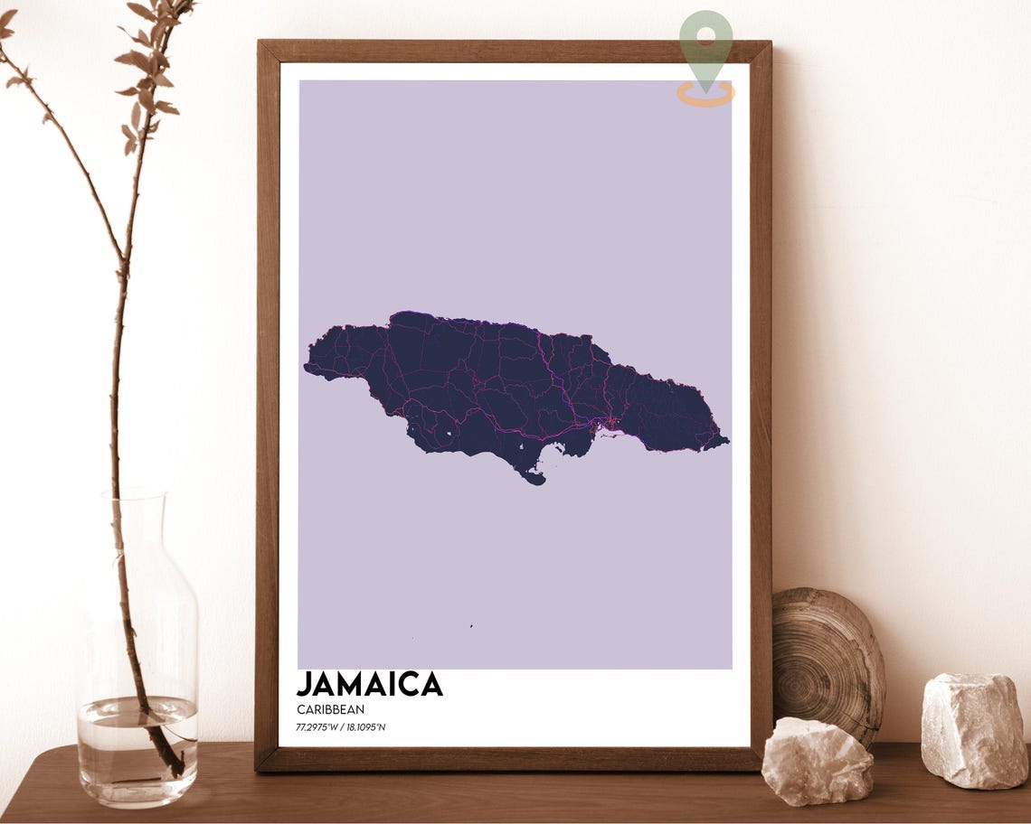 Jamaica Print Jamaica Wall Art Jamaica Poster Jamaica Photo Jamaica Poster Print Jamaica Travel Poster Jamaica Island Poster - Image 2