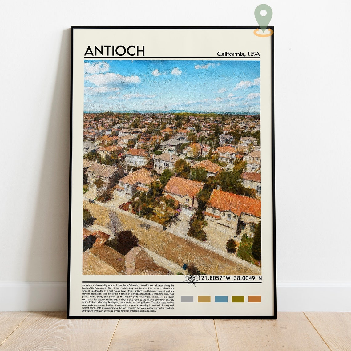 Antioch Print Antioch Poster Antioch Wall Art Antioch Travel Antioch Art Print Antioch Artwork Antioch Photo Antioch California Print - Image 3