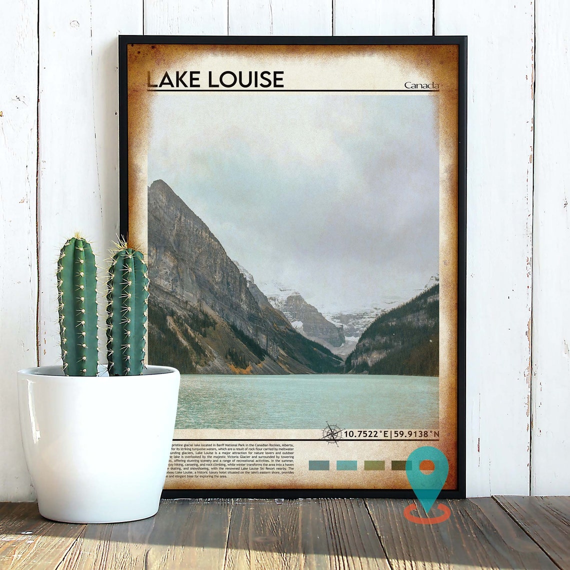 Lake Louise Print Lake Louise Wall Art Lake Louise Poster Lake Louise Photo Lake Louise Poster Print Lake Louise Canada Poster - Image 2