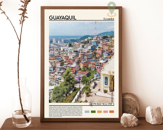 Guayaquil Poster Print Guayaquil Wall Art Guayaquil Poster Guayaquil Photo Santiago De Guayaquil Wall Decor Ecuador Poster Guayas
