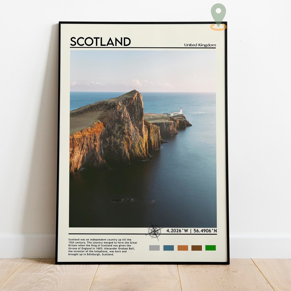 Scotland Print Vintage Poster Scotland Wall Art Scotland Poster Scotland Photo Scotland Poster Print Scotland Wall Decor Scotland - Image 2