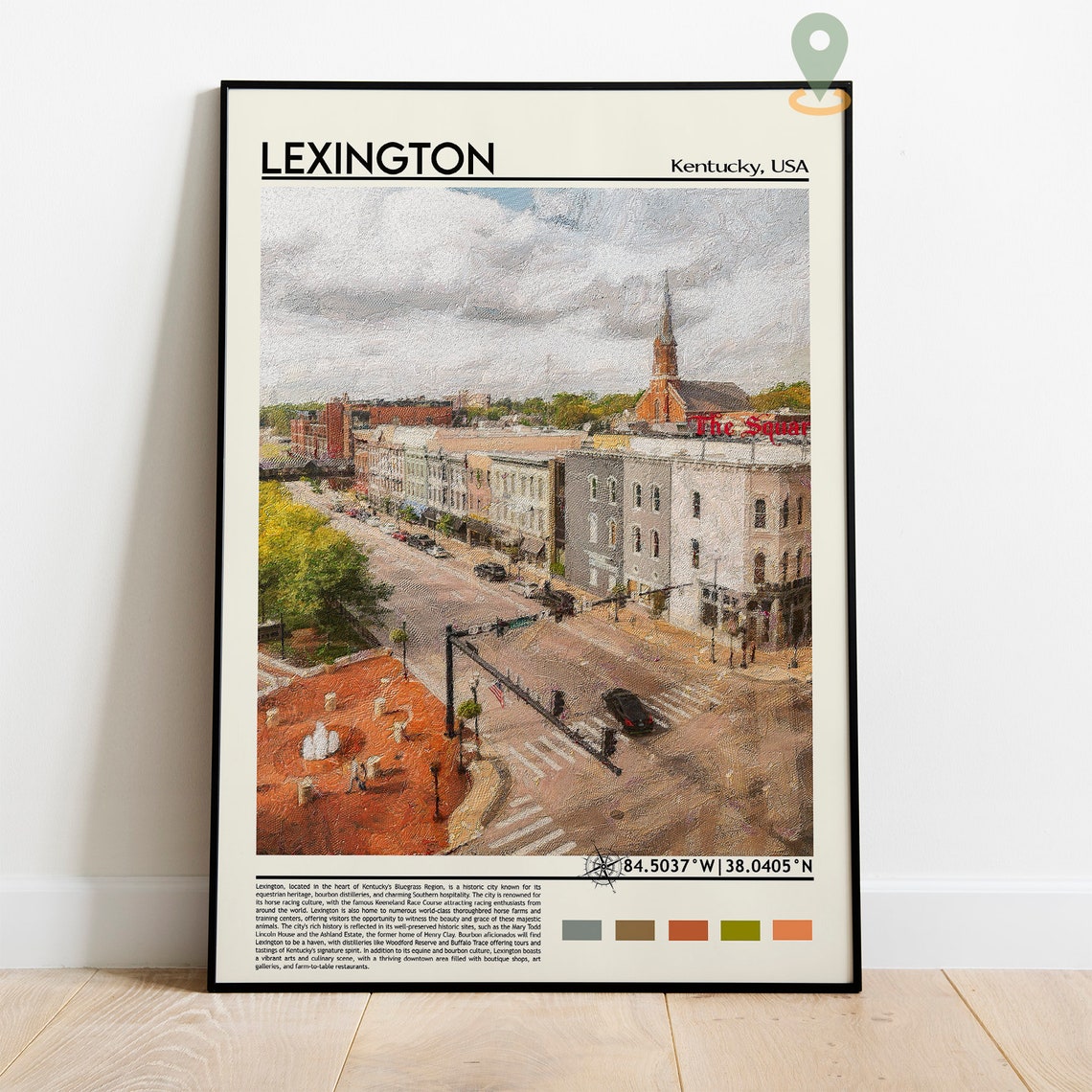 Lexington Print Lexington Poster Lexington Wall Art Lexington Travel Lexington Art Print Lexington Artwork Lexington Photo Kentucky - Image 5