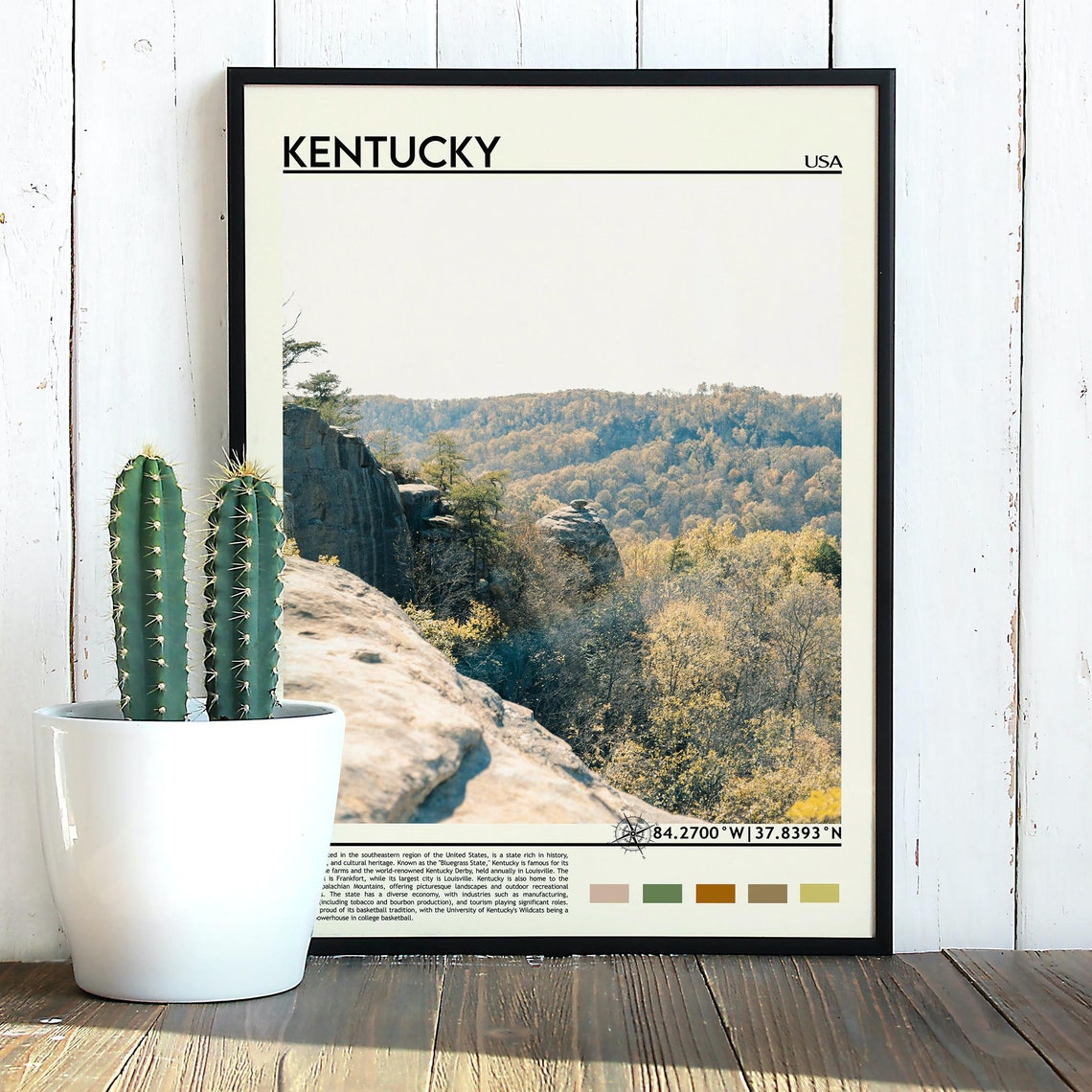 Kentucky Print Kentucky Poster Kentucky Wall Art Kentucky Travel Kentucky Art Print Kentucky Artwork Kentucky Photo Louisville Print - Image 5