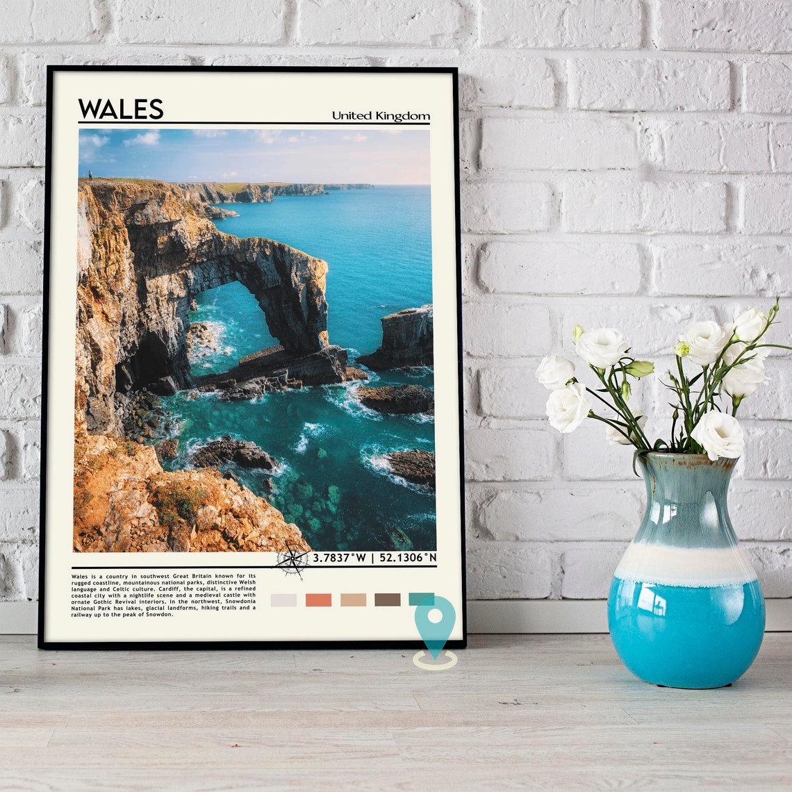 Wales Print Wales Art Wales Poster Wales Photo Wales Poster Print Wales Painting United Kingdom Poster Vintage Poster Wales Art Work - Image 5