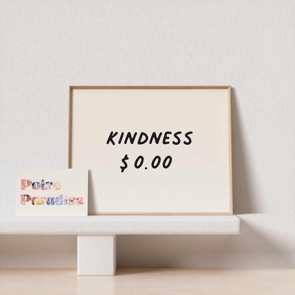Kindness 000 Retro Poster, Quirky Typography - Image 4