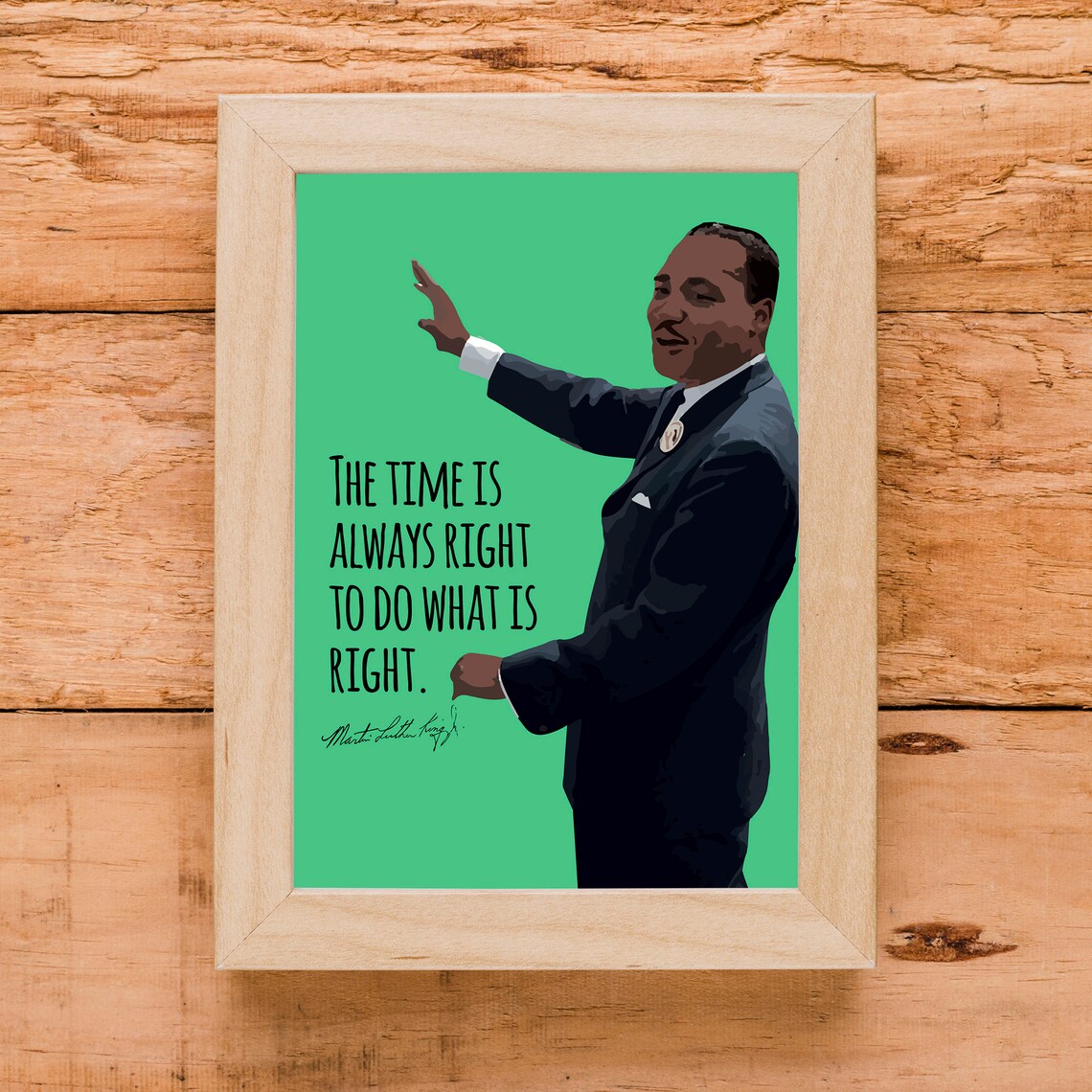 Martin Luther King Jr Quote Poster, Civil Rights - Image 2