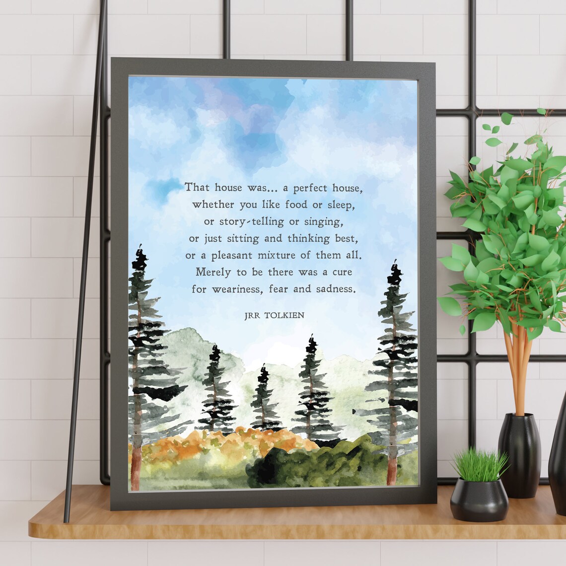 Tolkien Quote, Minimalist Fellowship Of The Ring Art Print - Image 3