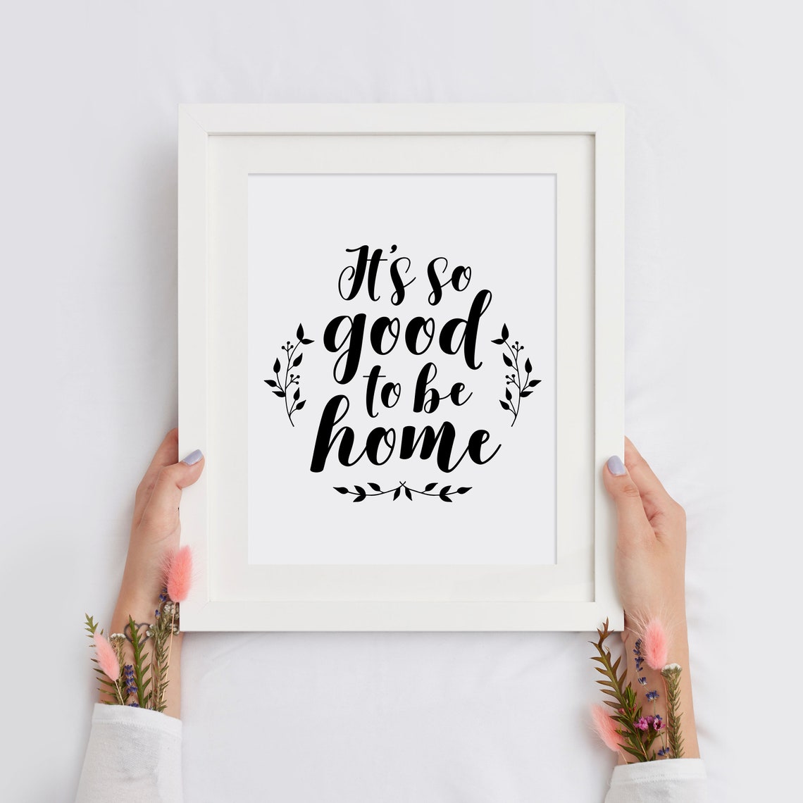 Its So Good To Be Home Botanical Entryway Housewarming Poster - Image 3