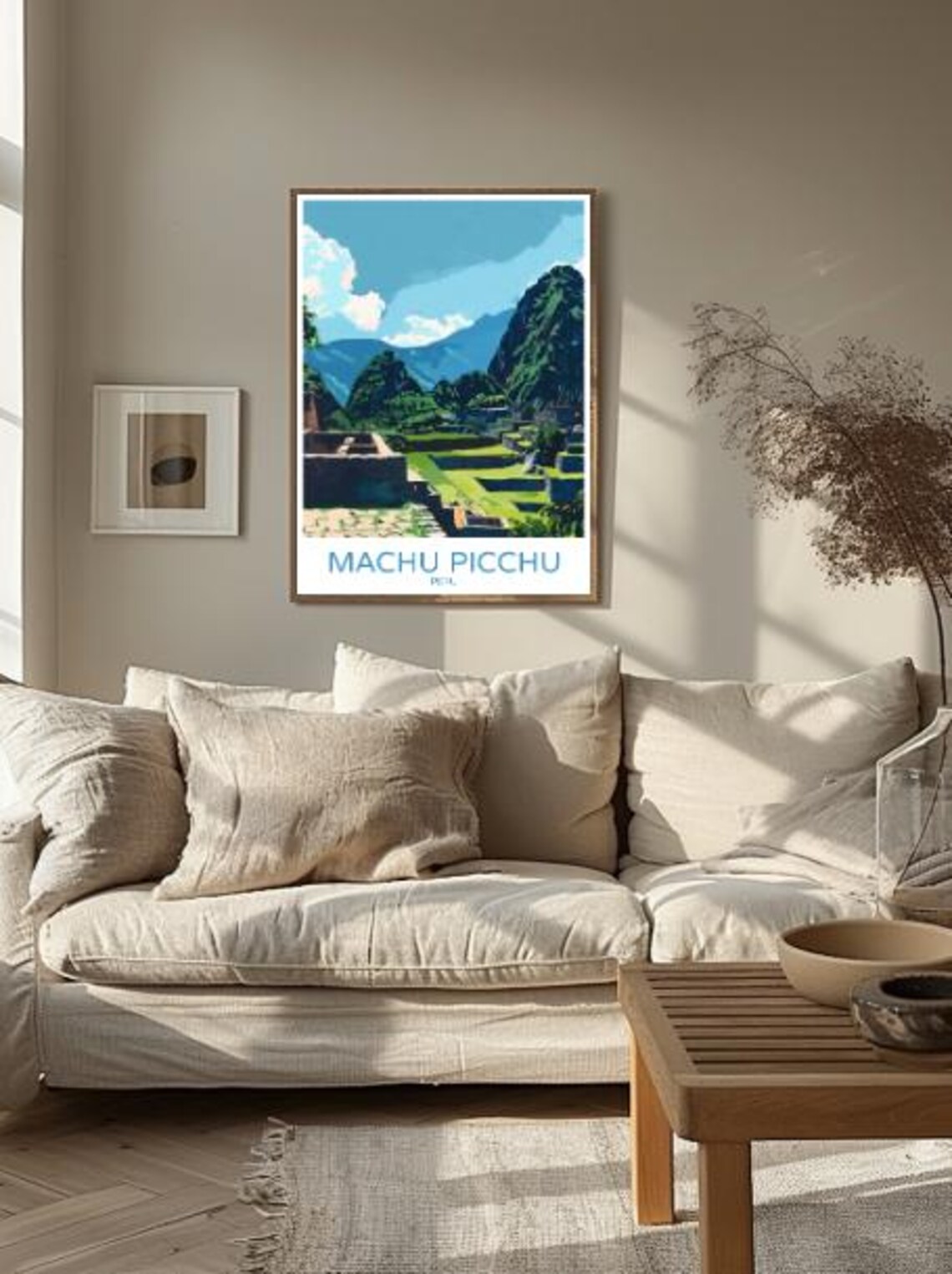 Machu Picchu Peru Travel Poster Inca Ruins Andes Mountains Art - Image 2