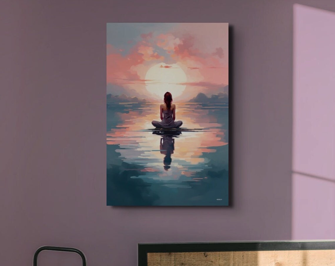 Meditation Wall Art, Zen Spa Art Print