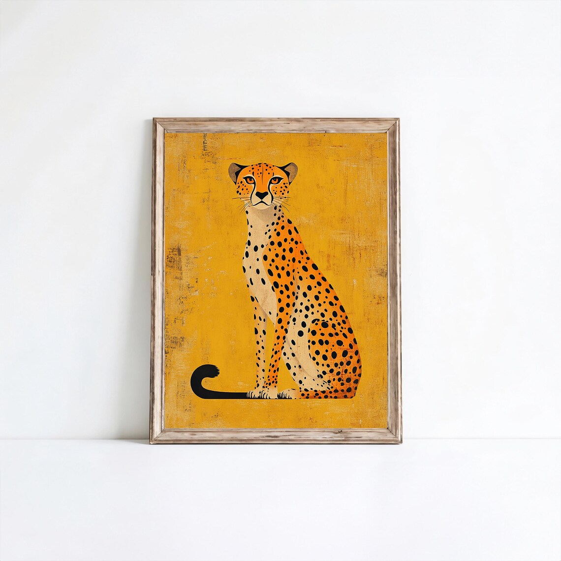 Maximalist Cheetah Print Art Print, Preppy Glam
