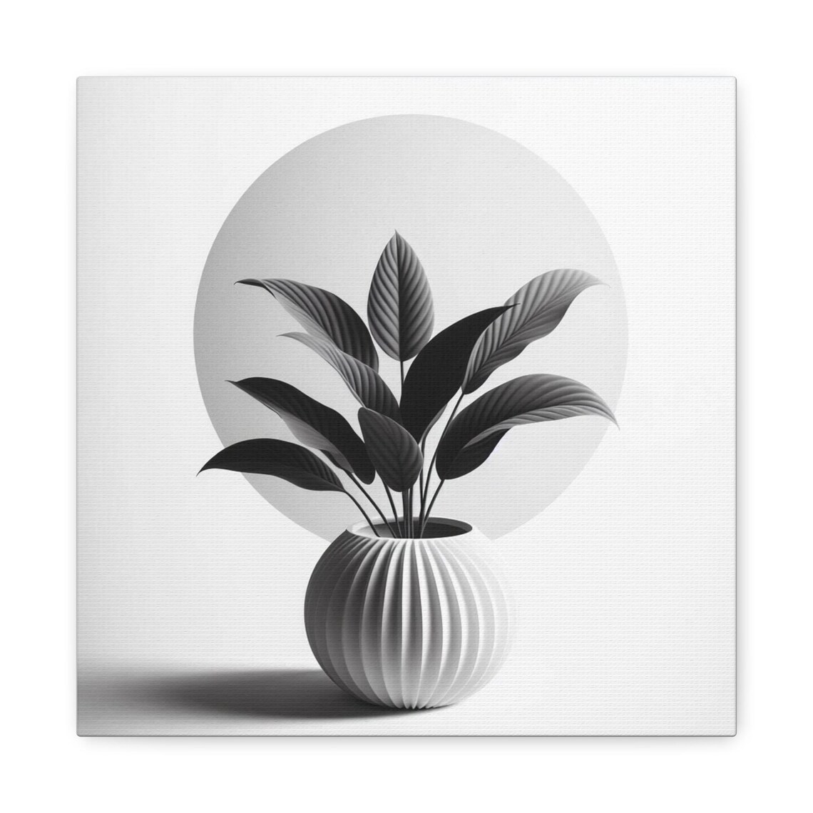 Minimalist Plant Art Print, Modern Boho Decor - Image 2
