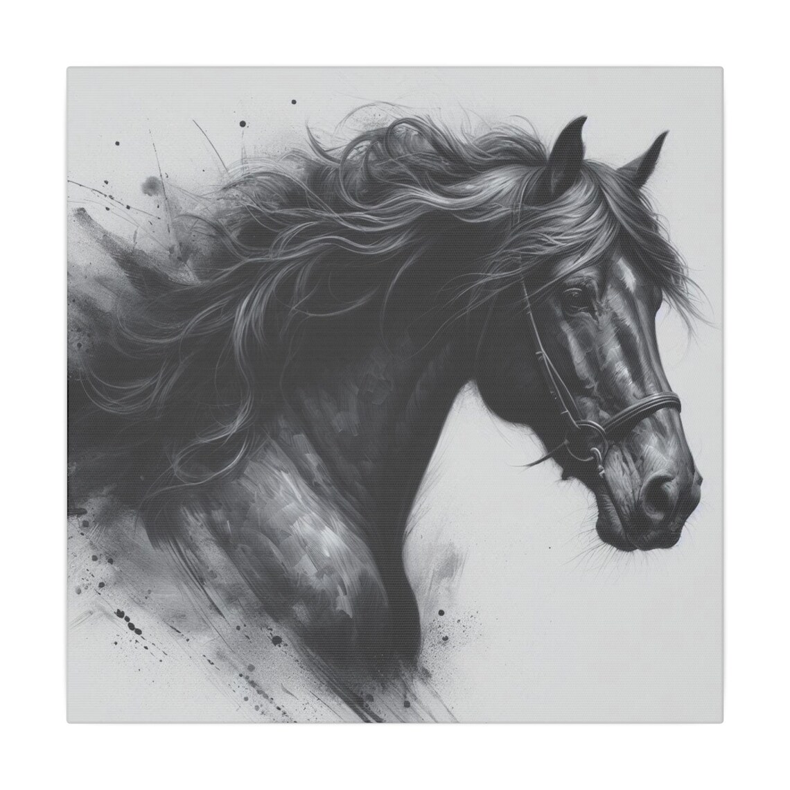 Majestic Horse Portrait, Equestrian Decor